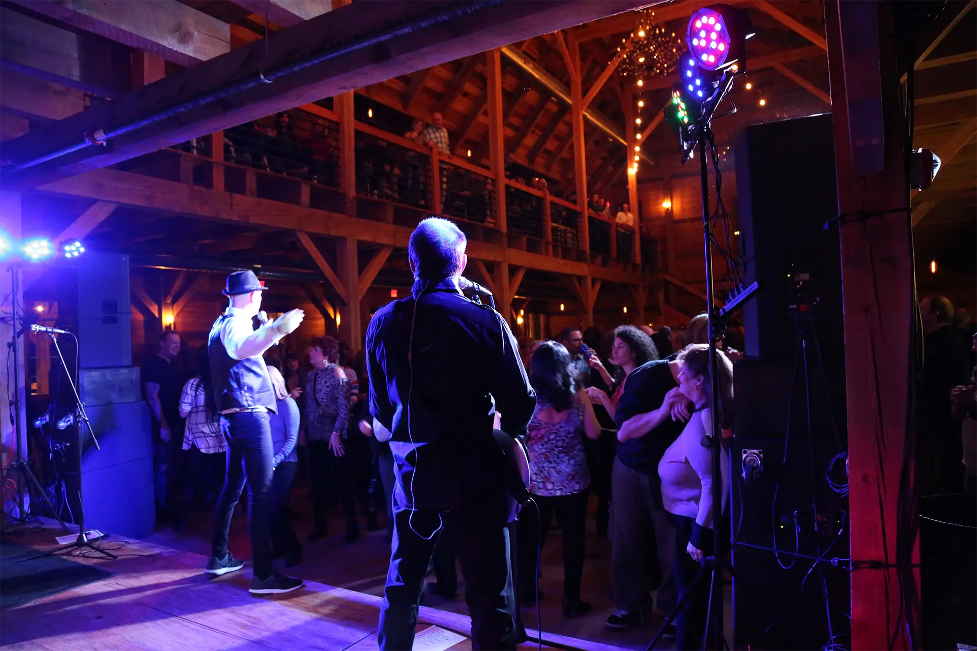 Live band performance